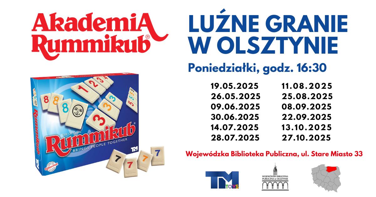 Rummikub w Olsztynie - luźne granie