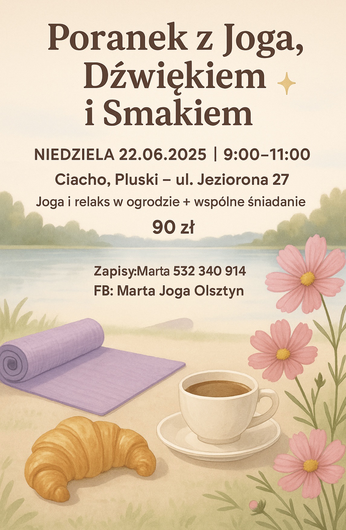 Poranek z Jogą, dźwiękiem i smakiem