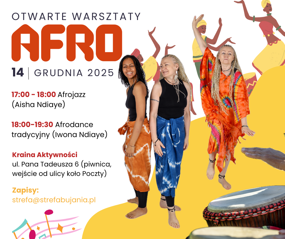 Afreeca! Pierwsze otwarte warsztaty Afro