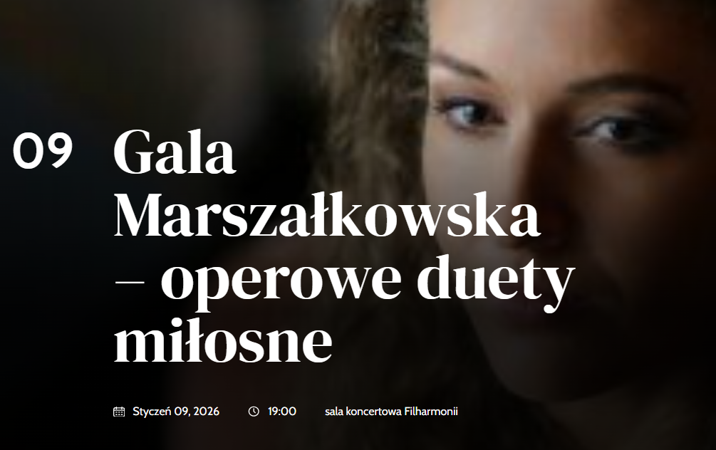 Gala Marszałkowska Operowe Duety Miłosne
