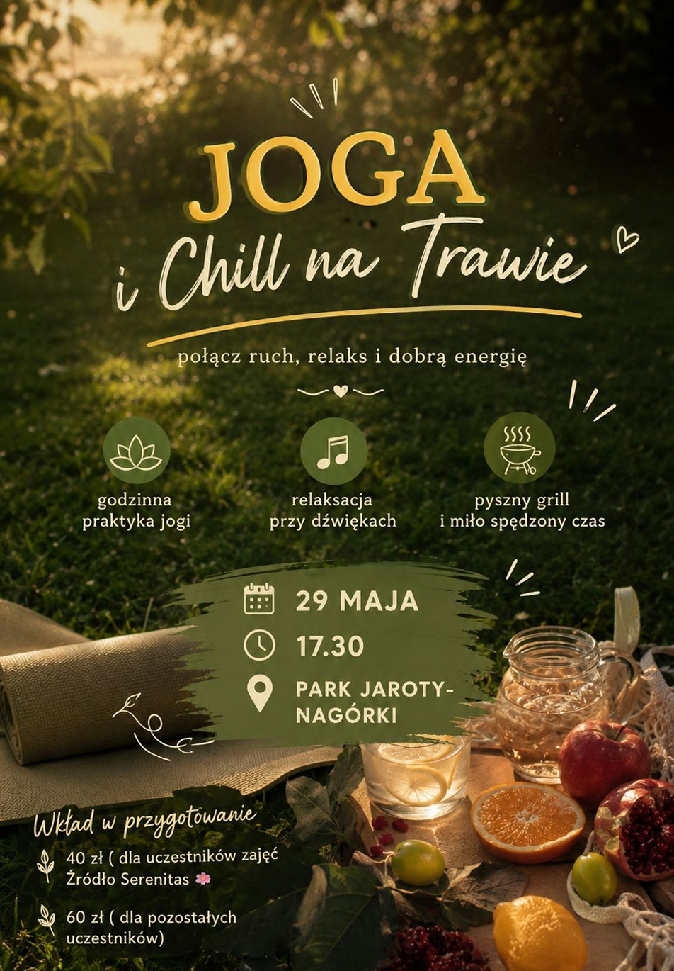 Joga na trawie