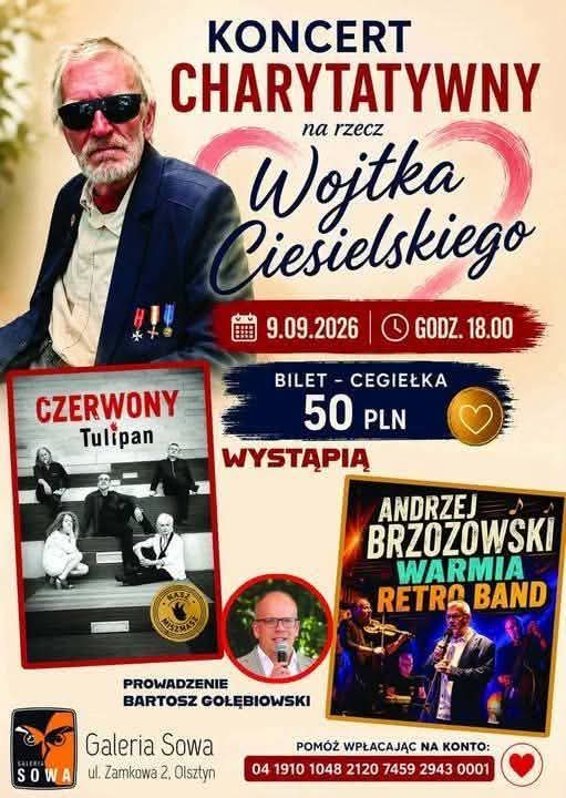 Koncert Charytatywny na rzecz Wojtka Ciesielskiego