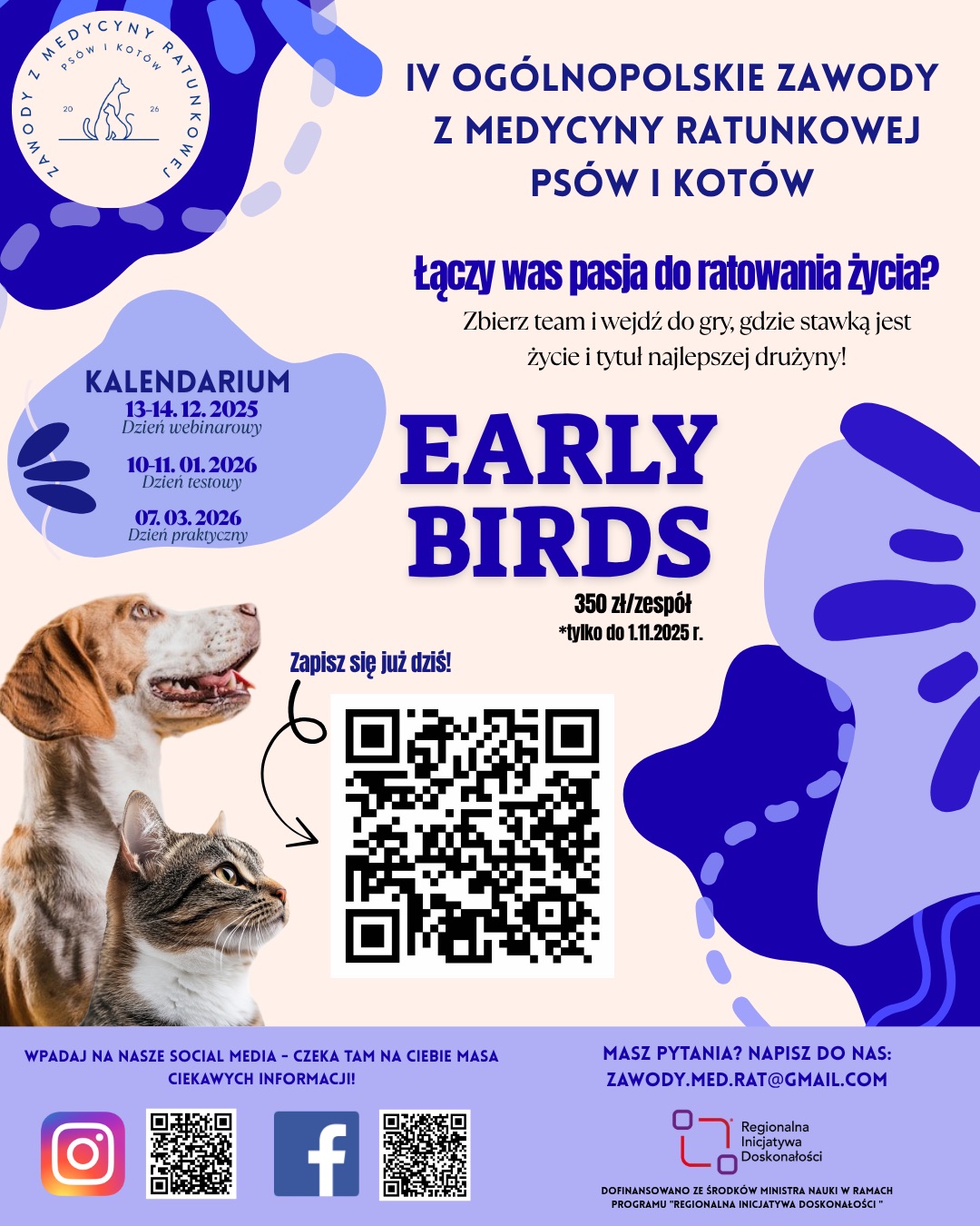 Zawody z Medycyny Ratunkowej psów i kotów