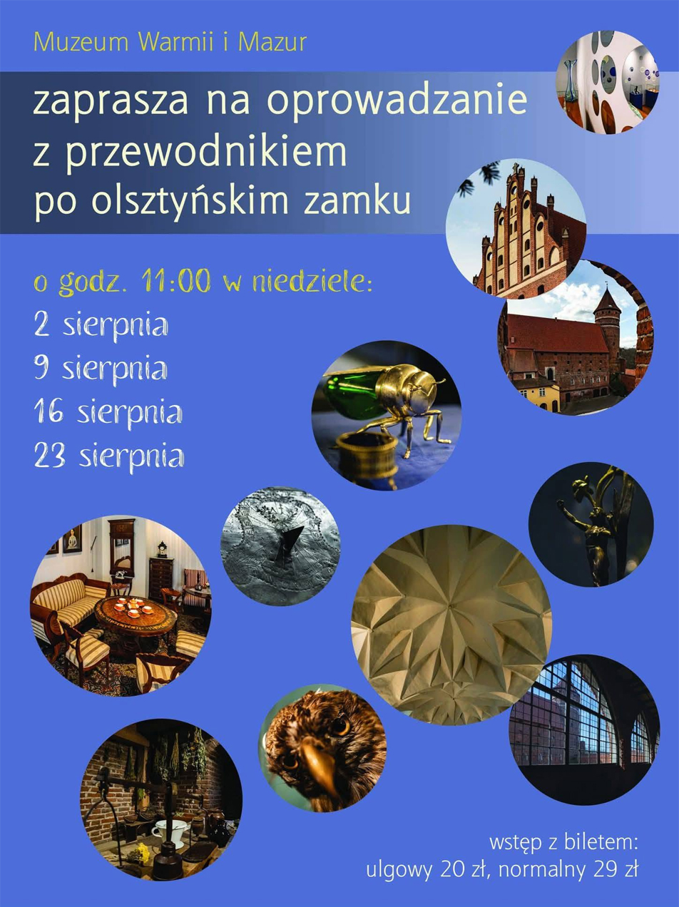 Z przewodnikiem po zamku olsztyńskim