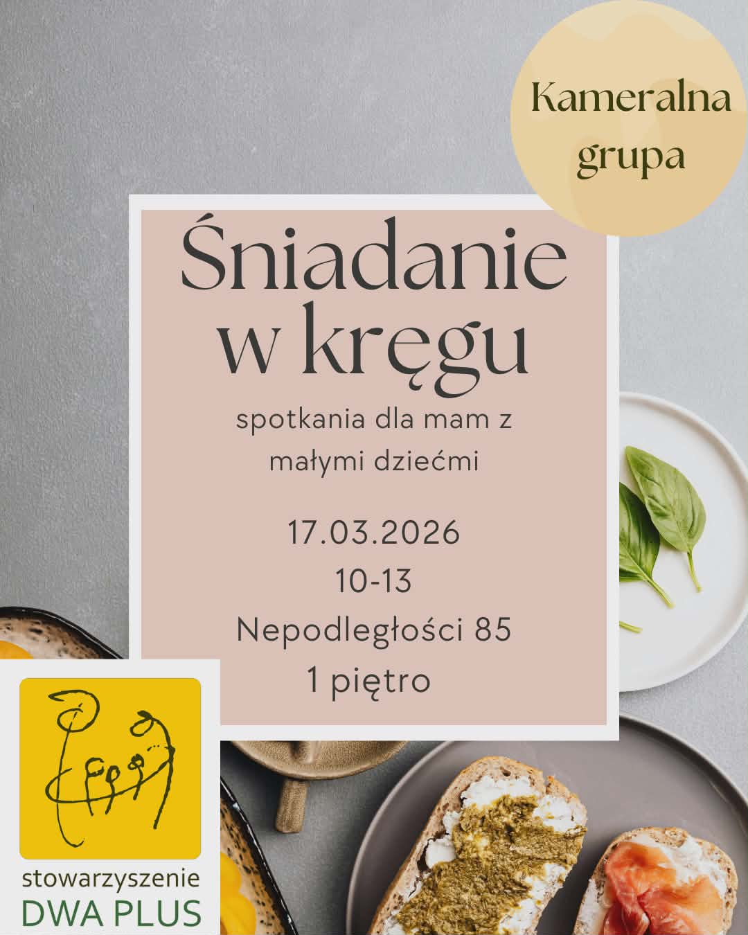 Śniadanie w kręgu - spotkanie dla mam z maluszkami