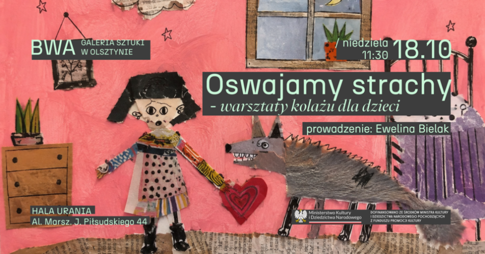 Oswajamy strachy (warsztaty kolażu dla dzieci)
