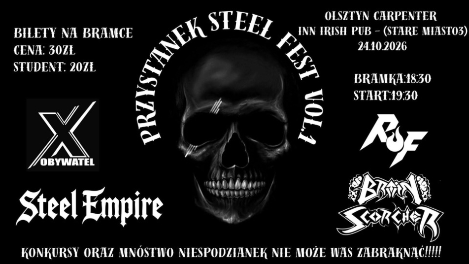 Steel Fest vol.1 24.10.2026 Olsztyn Carpenter inn