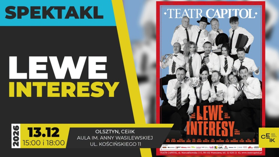 Lewe interesy – spektakl komediowy
