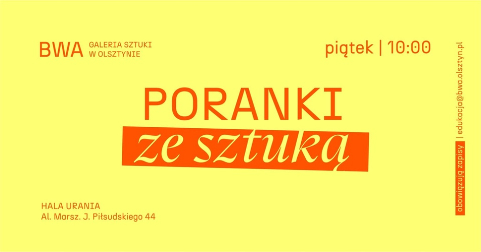 PORANKI ZE SZTUKĄ. Spektakl form i emocji – barok
