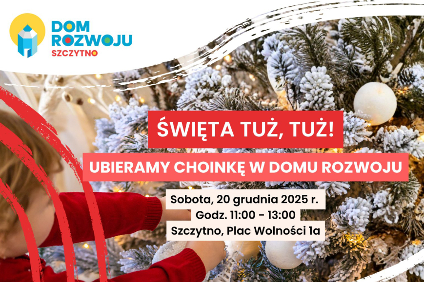 Ubieramy choinkę w Domu Rozwoju
