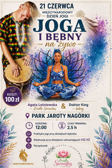 Joga i Bębny na żywo
