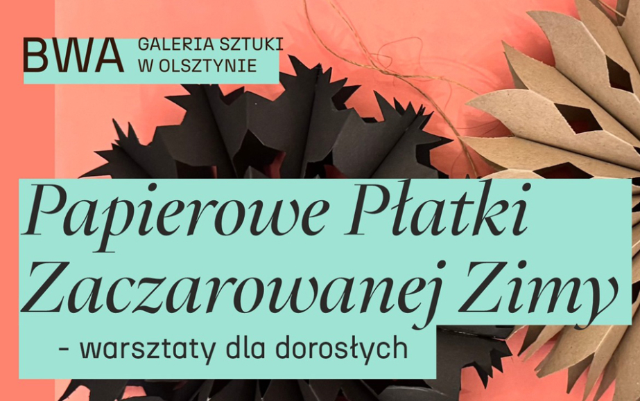 Papierowe Płatki Zaczarowanej Zimy